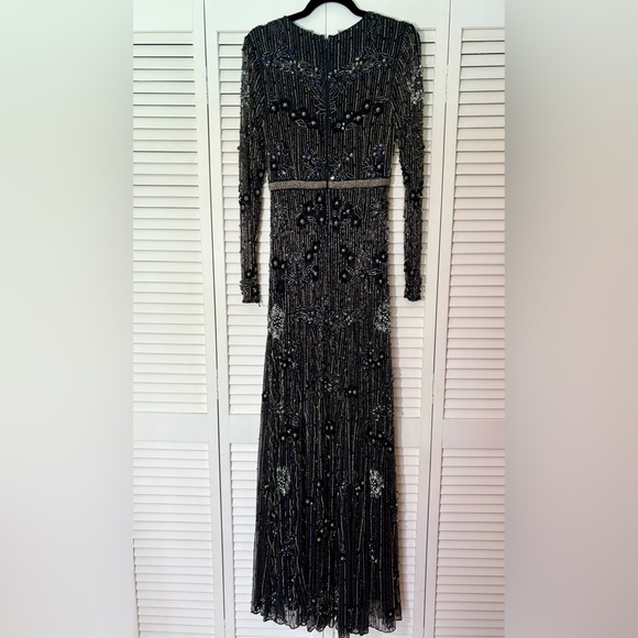 NWT Mac Duggal Sample One Of !! Embellished Long Sleeve Gown 2 - Picture 11 of 16